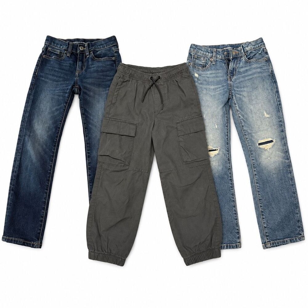 Old Navy Boys Size 6 Small Jeans Cargo Pants 3-Piece Bundle